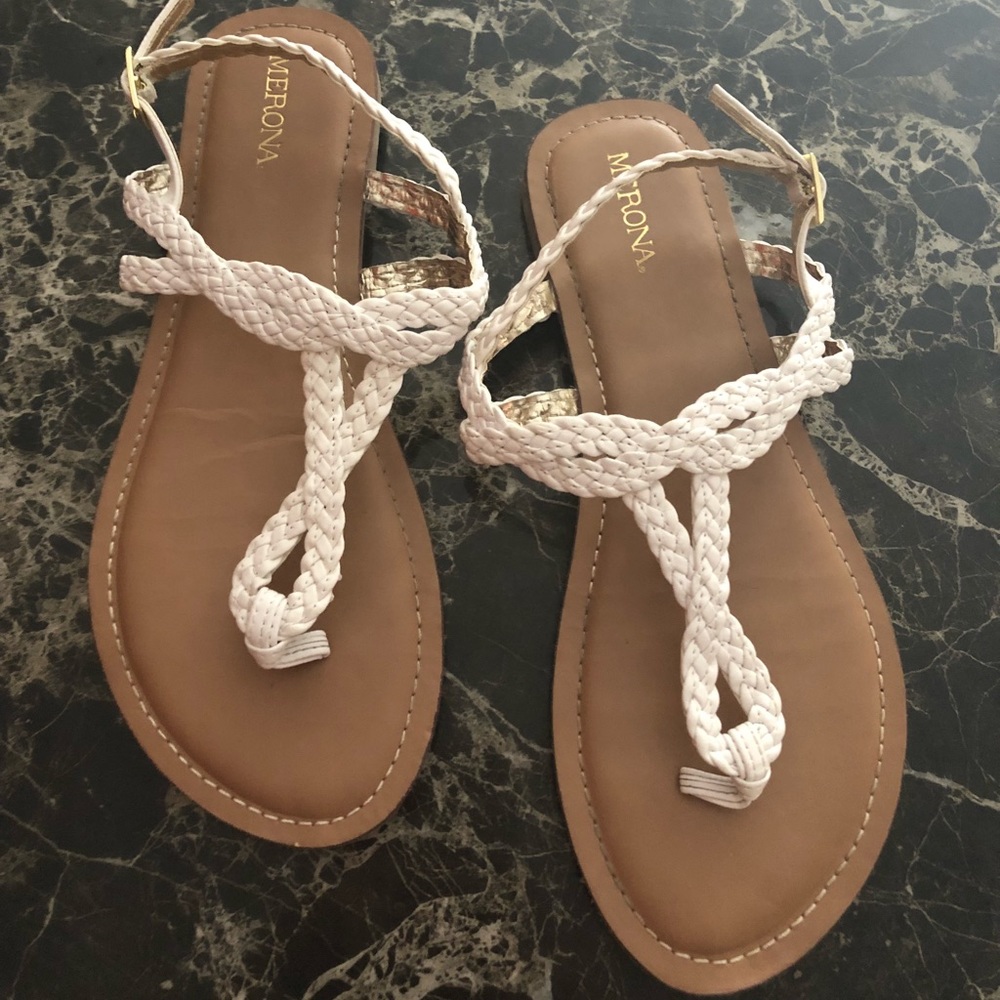 Cute White Merona Sandals